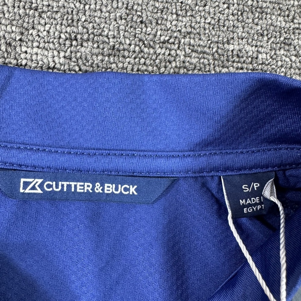 Cutter Buck The Players Shirt Mens‎ Small Blue PGA Tour Golf Polo Embroidered - Picture 2 of 9
